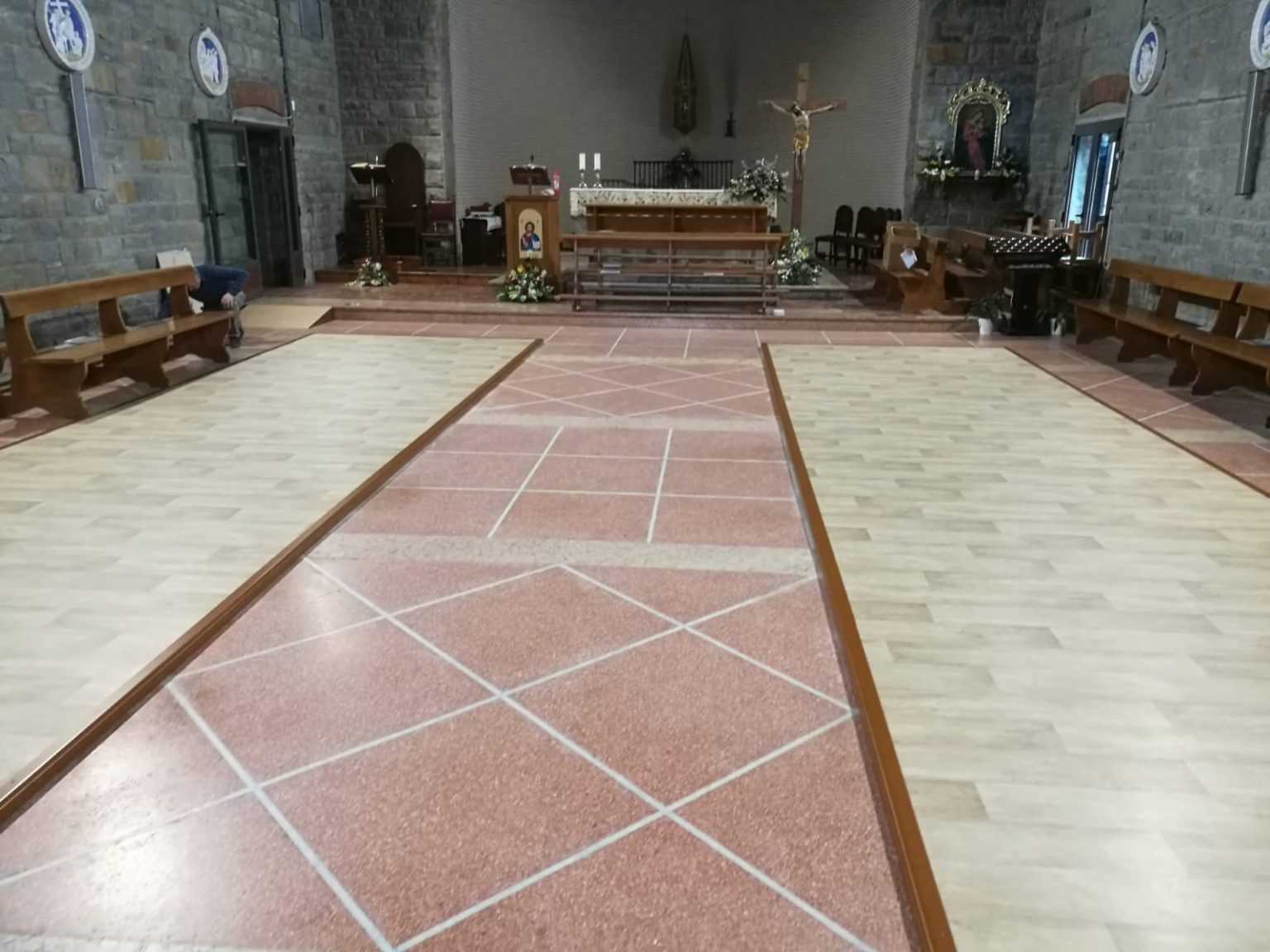 Installazione di pedane termiche SYRMA