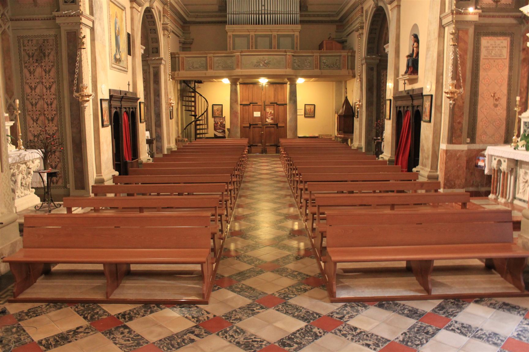 Pedane termiche su pavimentazione in marmo