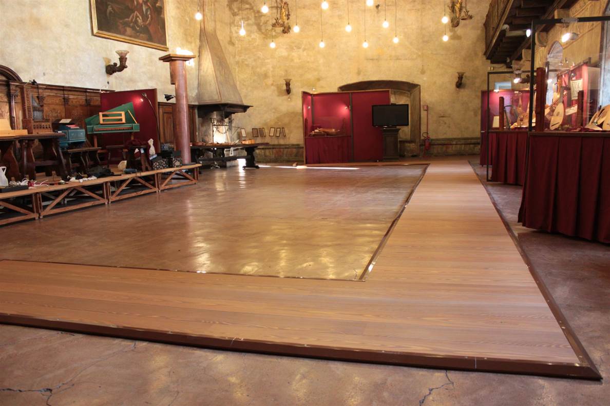 Montaggio della pedana termica